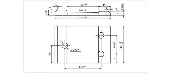 Vistas en 2 perspectivas de la Bancada Nervada P39, d&oacute;nde se pueden ver las acotaciones que nos permitir&aacute;n comprobar su tama&ntilde;o